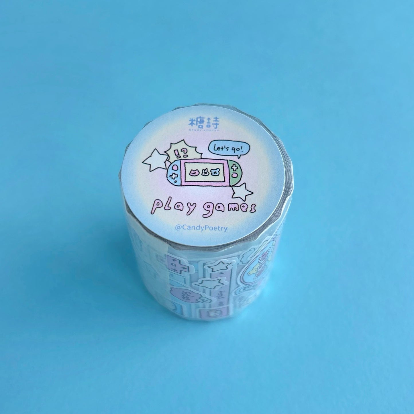 Tech Nostalgia - Stickers en rollo