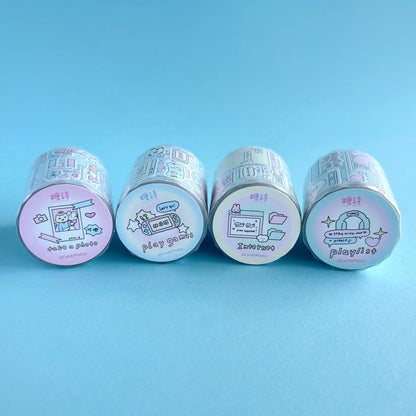 Tech Nostalgia - Stickers en rollo