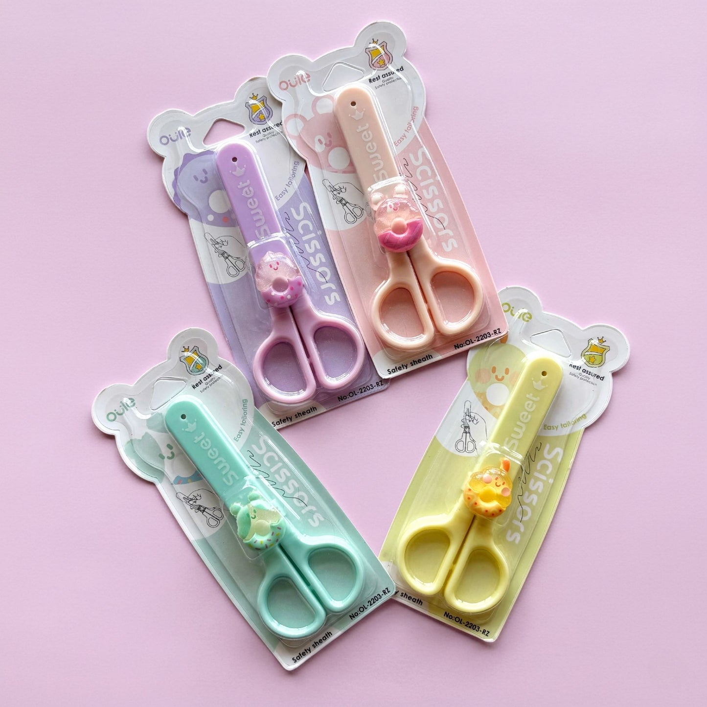 Tijera escolar de seguridad Dona Sweet