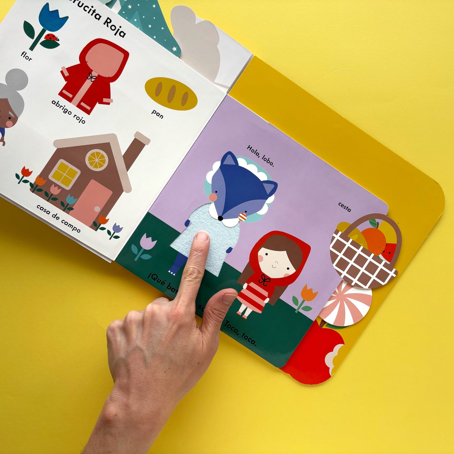 Cuentos de Siempre. Toca, toca - Libro juego sensorial