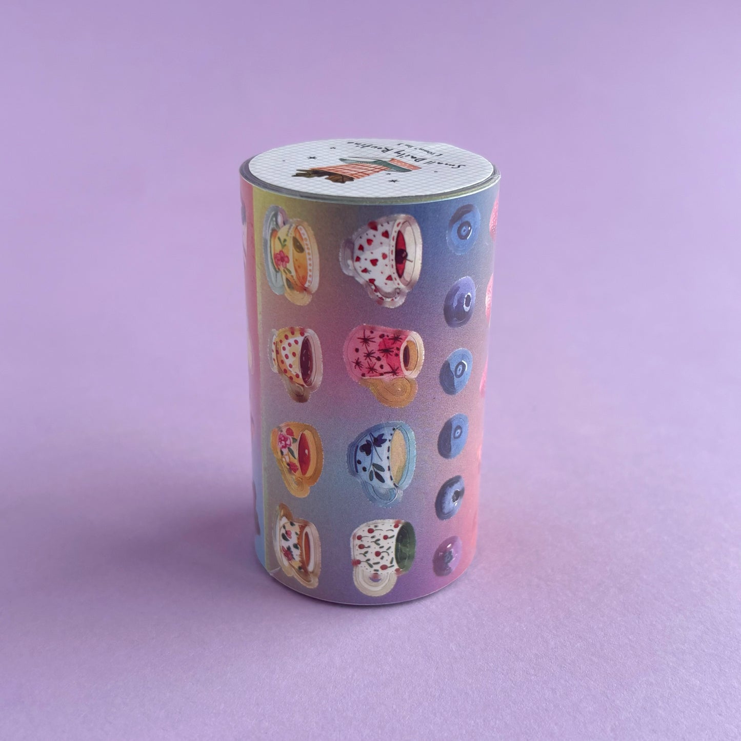 Sweet Daily Routine – Washi Stickers en Rollo Grande