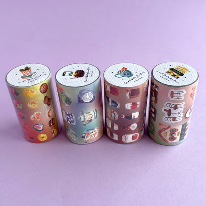 Sweet Daily Routine – Washi Stickers en Rollo Grande