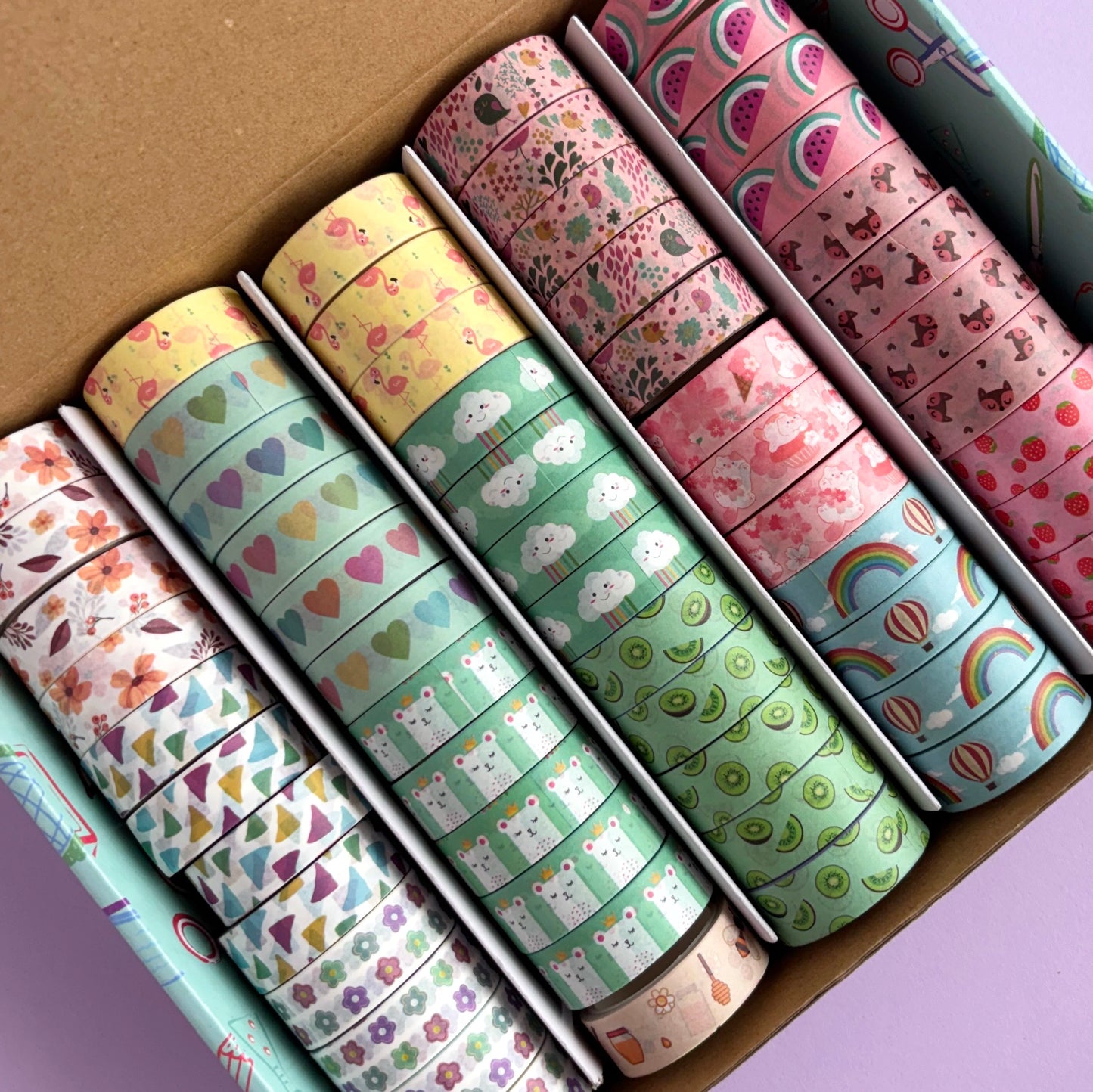Washi tapes variados - Cinta decorativa - 5 metros - Venta por unidad