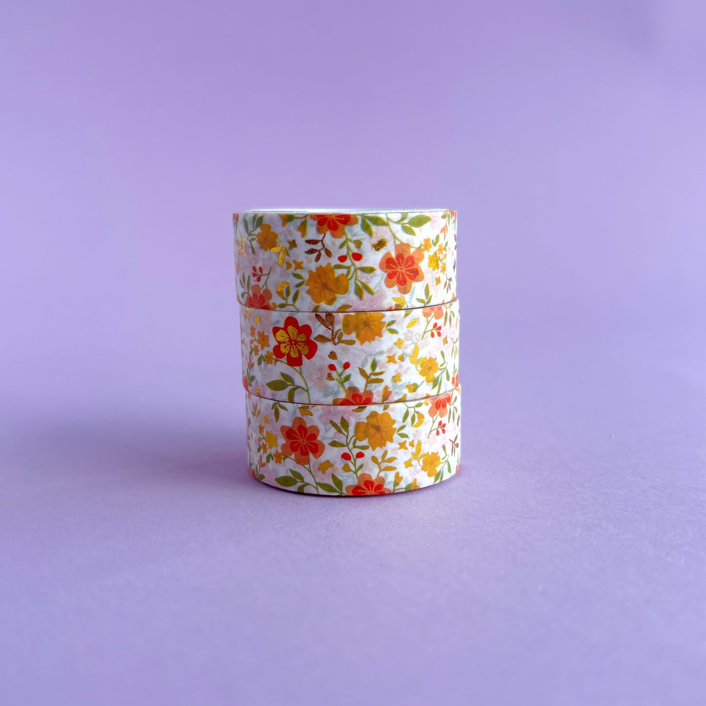 Washi tapes variados con detalles brillantes en foil - 2 metros - Venta por unidad