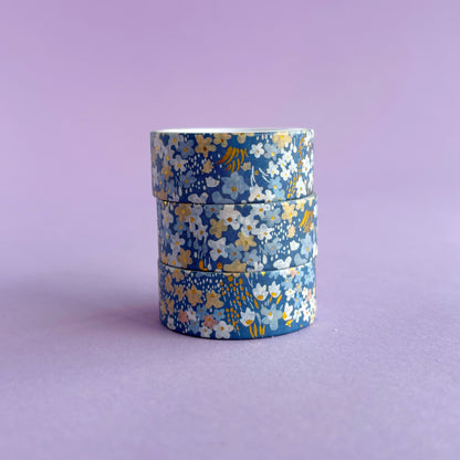 Washi tapes variados con detalles brillantes en foil - 2 metros - Venta por unidad