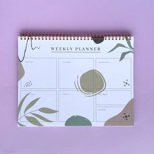 Weekly Planner - Planeador semanal con portada protectora