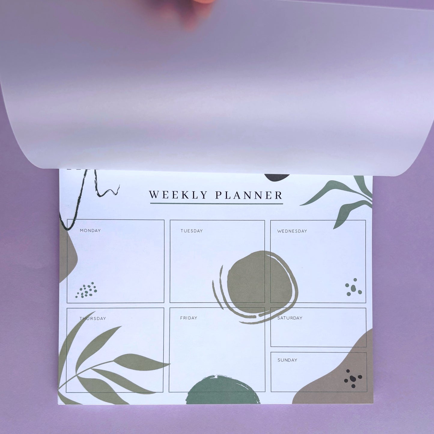 Weekly Planner - Planeador semanal con portada protectora