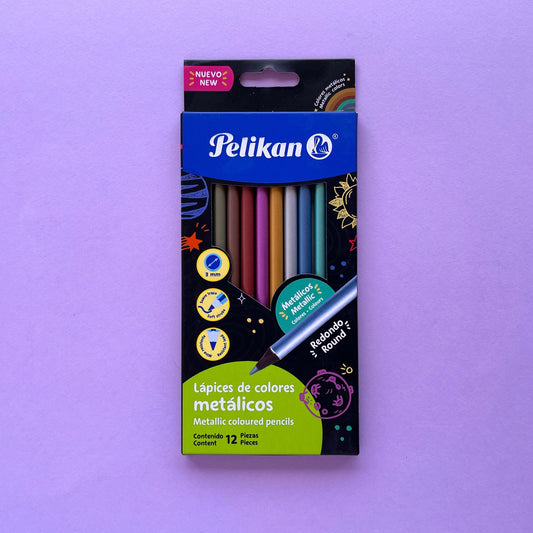 Lapices de colores metálicos