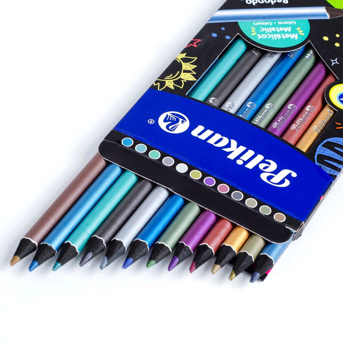 Lapices de colores metálicos