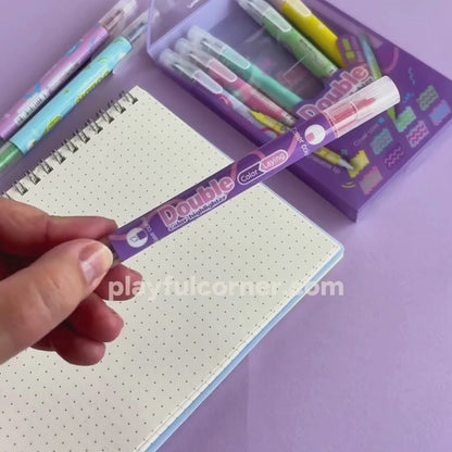 Resaltadores Doble Punta para color layering (set de 8 – 16 colores)