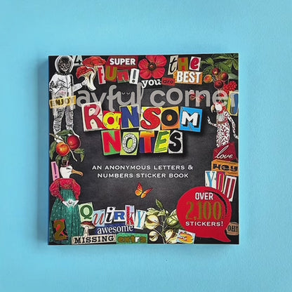 Libro de Stickers Ransom Notes (+ de 2100 stickers de letras y números!)