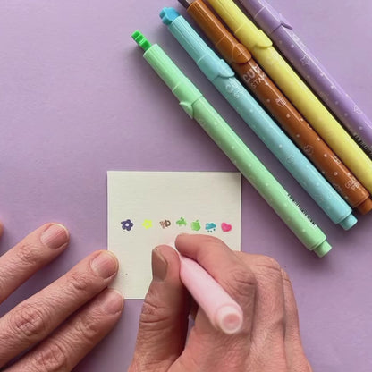 Estuche de Marcadores de sello X 6 unidades