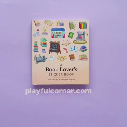 Libro de stickers A Book Lover's Sticker Book