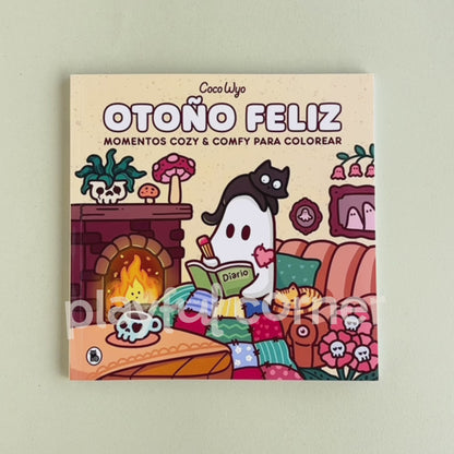 Otoño Feliz - Coco Wyo - Libro para Colorear