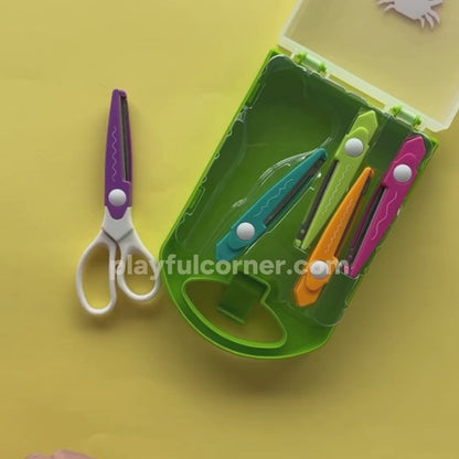Set de Tijeras para Corte Creativo con Puntas Intercambiables