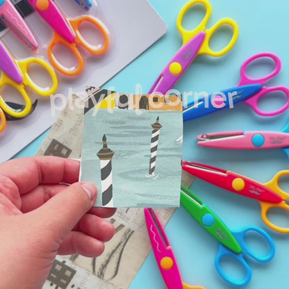 Kit de Tijeras Creativas Fun Shapes Mr. Pen: 6 diseños